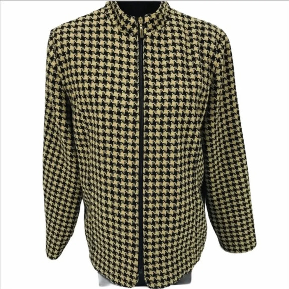 Women’s Houndstooth Dress Suit Jacket/Blazer - Picture 6 of 6